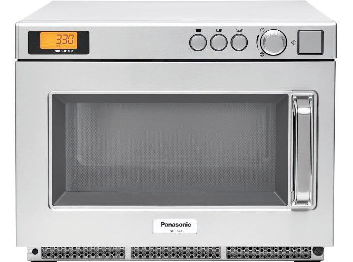 Panasonic-Mikrowelle NE-1843 1800 W 18 l mit Drehknopf 422 x 508 x 337 mm